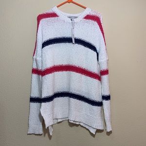 Cupcakes & Cashmere Madden Striped Knitted Sweater
